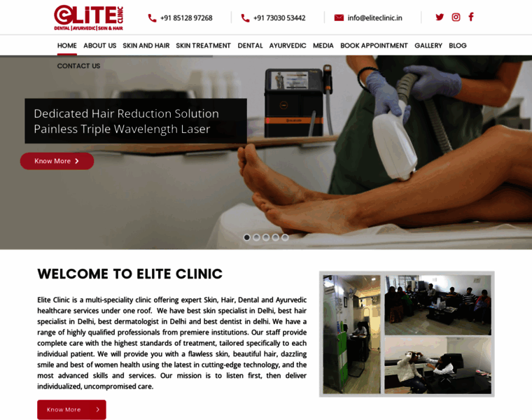 Eliteclinic.in thumbnail