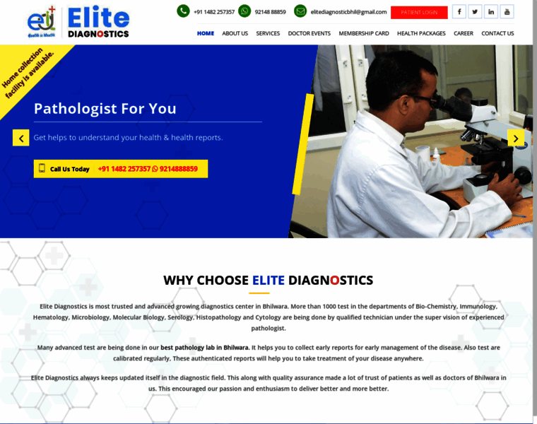 Elitediagnostics.co.in thumbnail