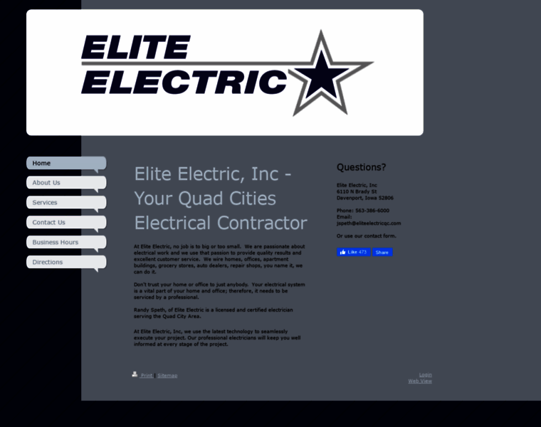 Eliteelectricqc.com thumbnail