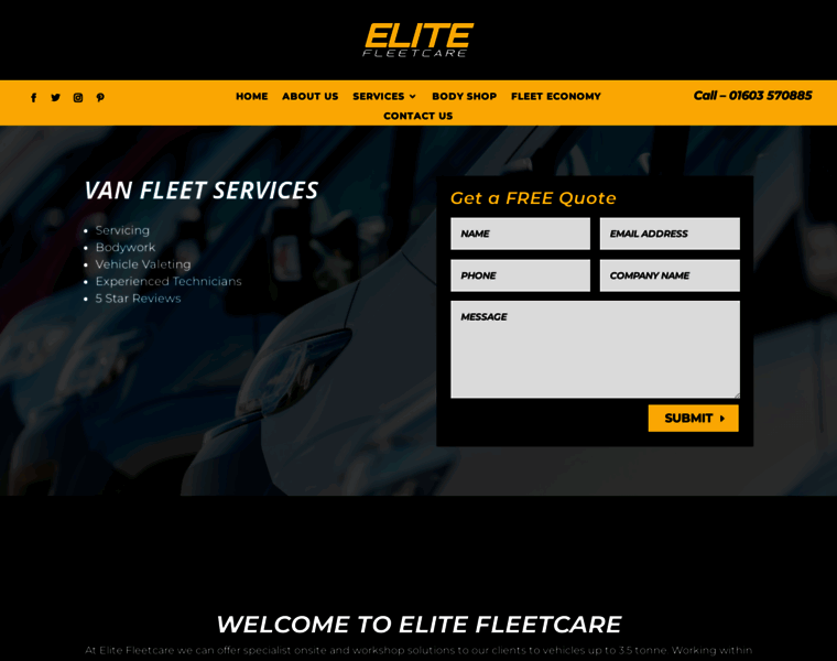 Elitefleetcare.co.uk thumbnail
