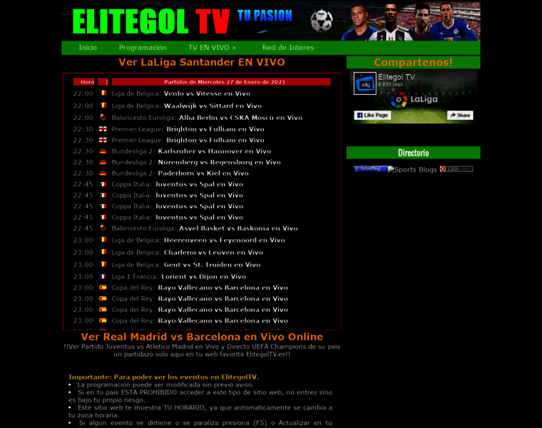 Elitegoltv.me thumbnail
