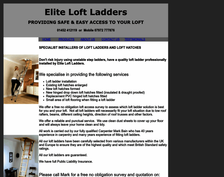 Eliteloftladders.co.uk thumbnail