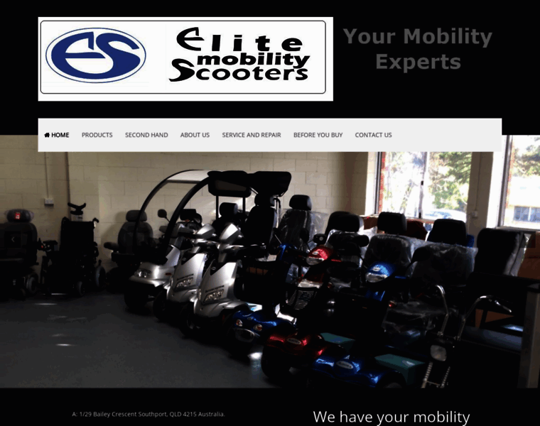 Elitemobilityscooters.com.au thumbnail