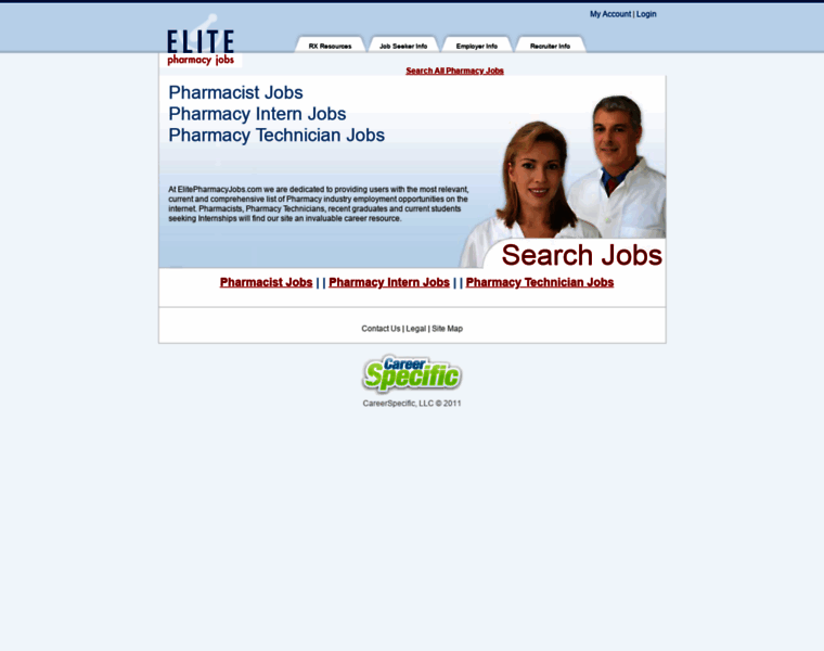 Elitepharmacyjobs.com thumbnail