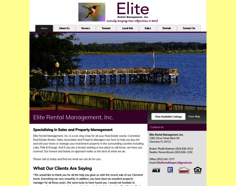 Eliterentalmanagement.com thumbnail