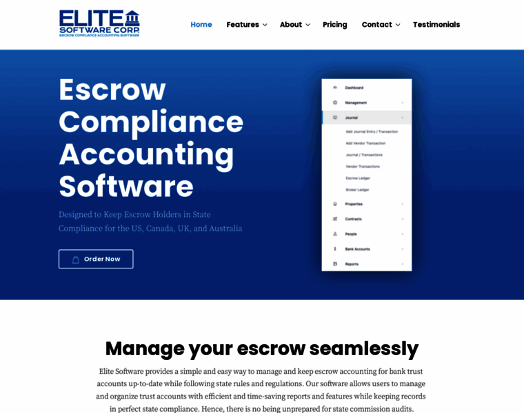 Elitesoftwarecorp.com thumbnail