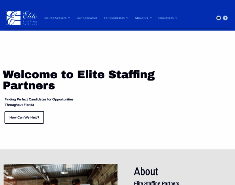 Elitestaffingpartners.com thumbnail