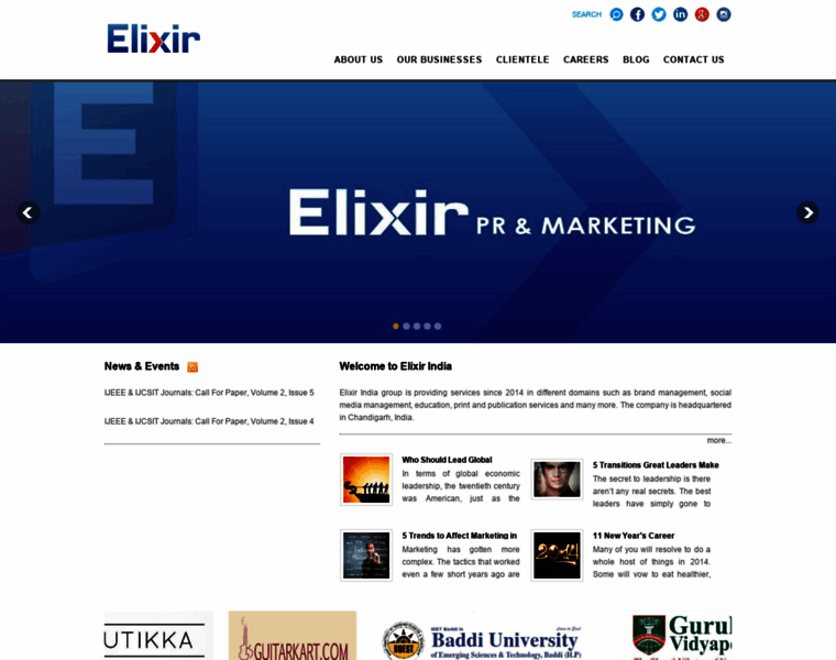 Elixir-india.com thumbnail