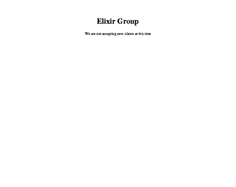 Elixirgroup.com thumbnail