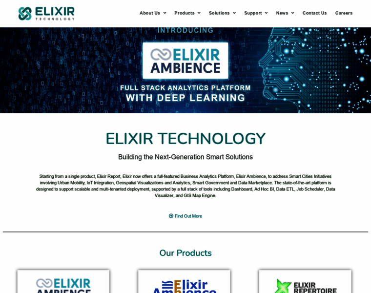 Elixirtech.com thumbnail