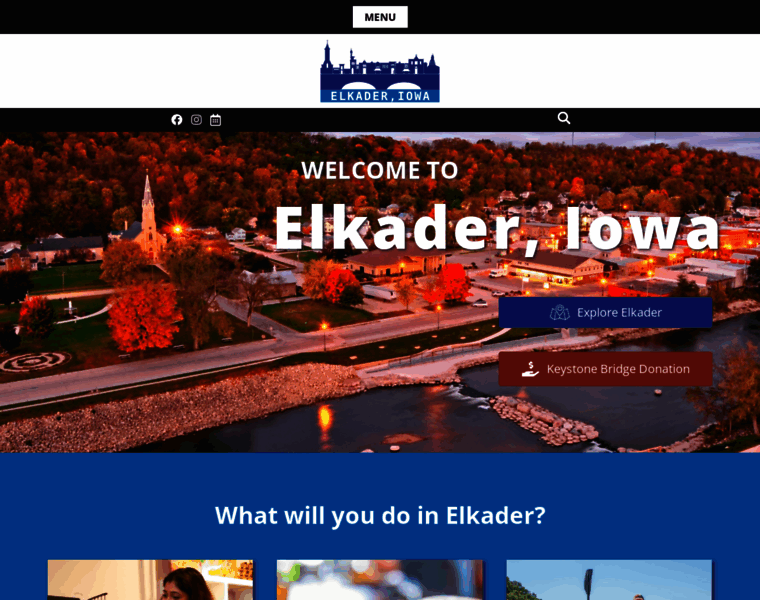 Elkader-iowa.com thumbnail