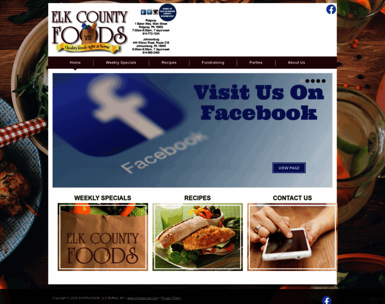 Elkcountyfoods.com thumbnail