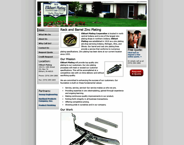 Elkhartplating.com thumbnail