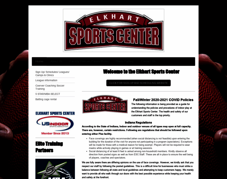 Elkhartsportscenter.com thumbnail