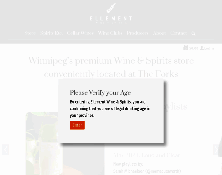 Ellementwine.ca thumbnail Ellementwine.ca thumbnail