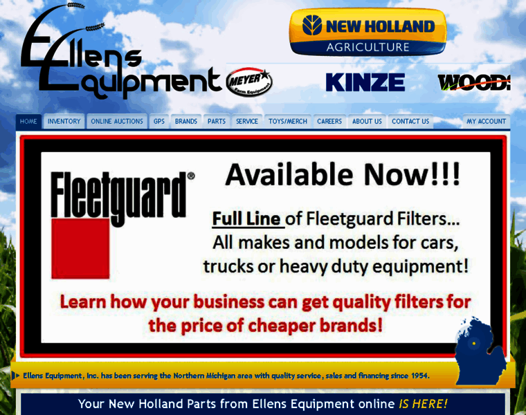 Ellensequipment.com thumbnail