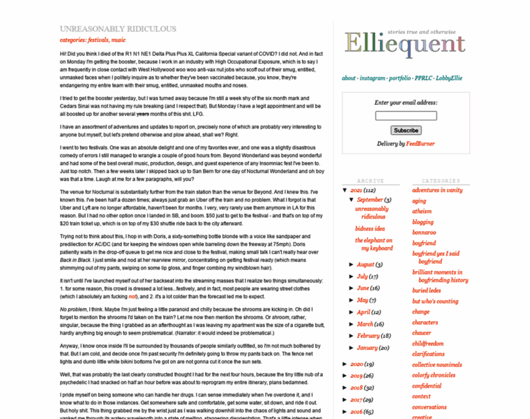 Elliequent.com thumbnail