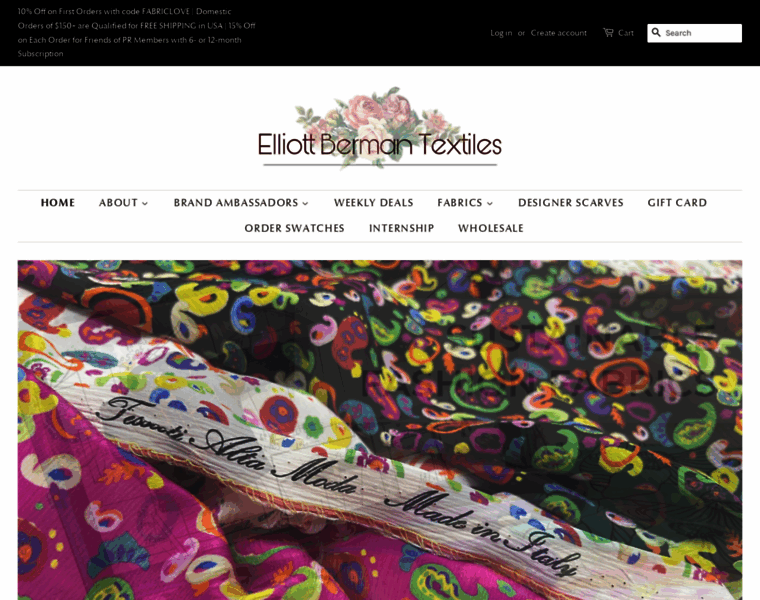 Elliottbermantextiles.com thumbnail Elliottbermantextiles.com thumbnail
