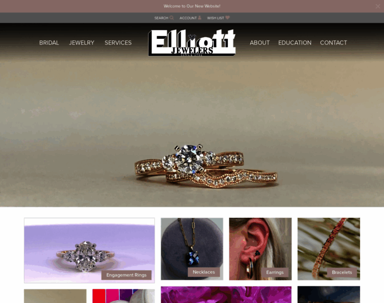 Elliottjewelers.com thumbnail