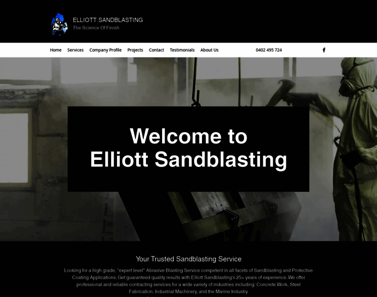 Elliottsandblasting.com.au thumbnail