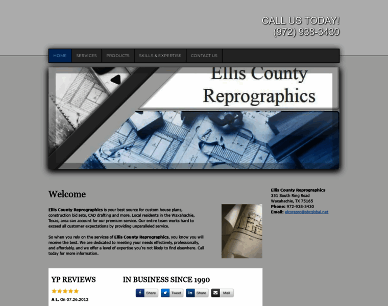 Elliscountyreprographics.com thumbnail