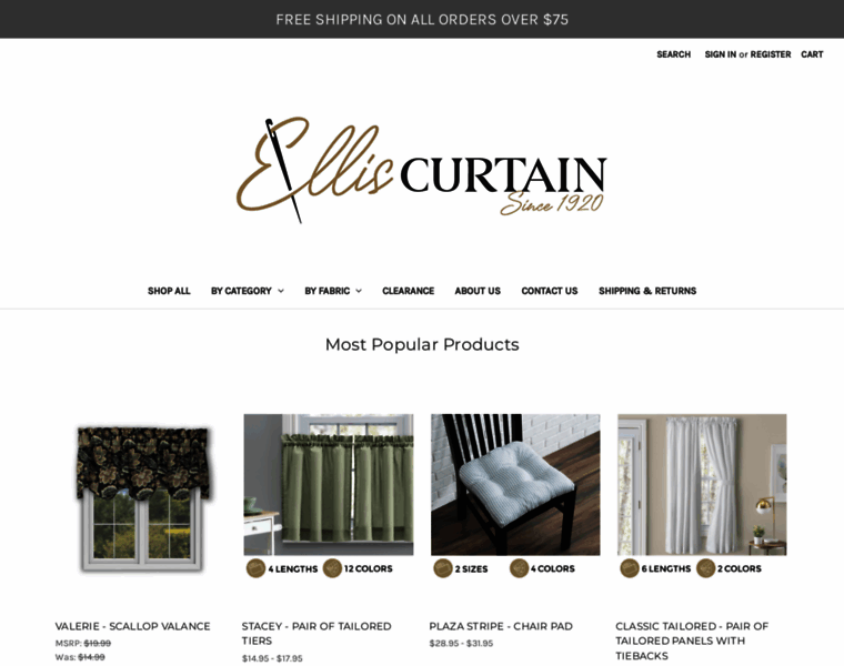 Elliscurtainfactoryoutlet.com thumbnail Elliscurtainfactoryoutlet.com thumbnail