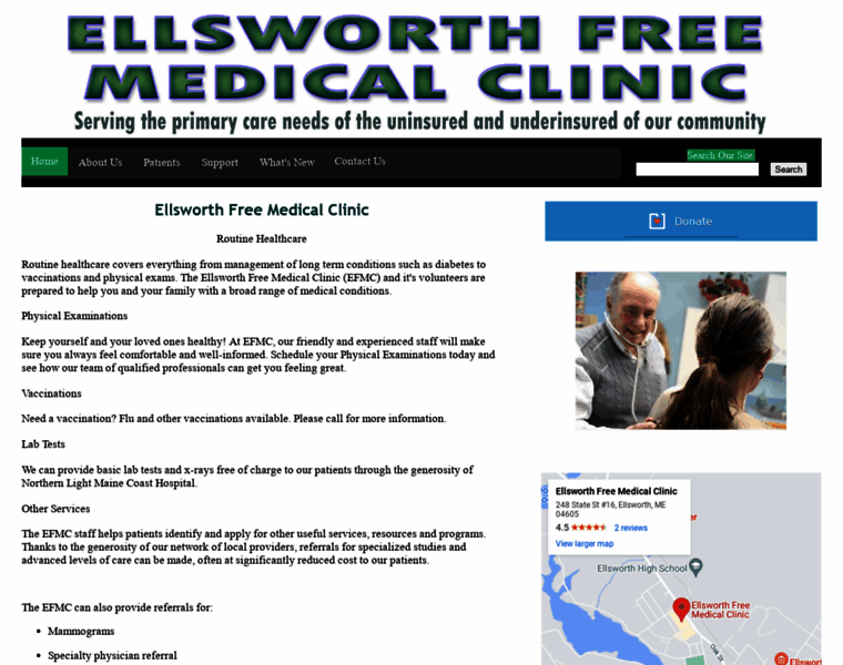 Ellsworthfreeclinic.org thumbnail
