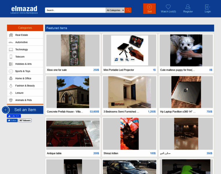Elmazad.com thumbnail