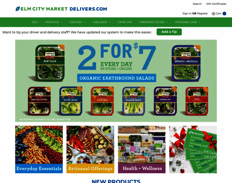 Elmcitymarketdelivers.com thumbnail