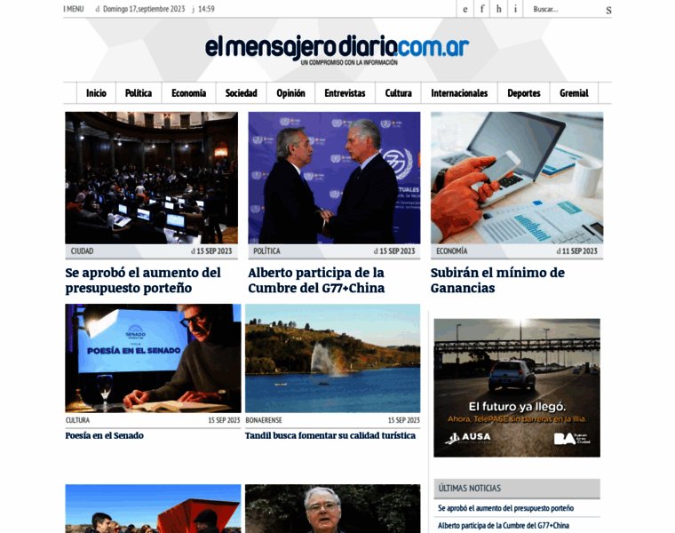 Elmensajerodiario.com.ar thumbnail
