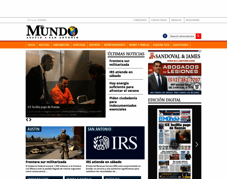 Elmundonewspaper.com thumbnail