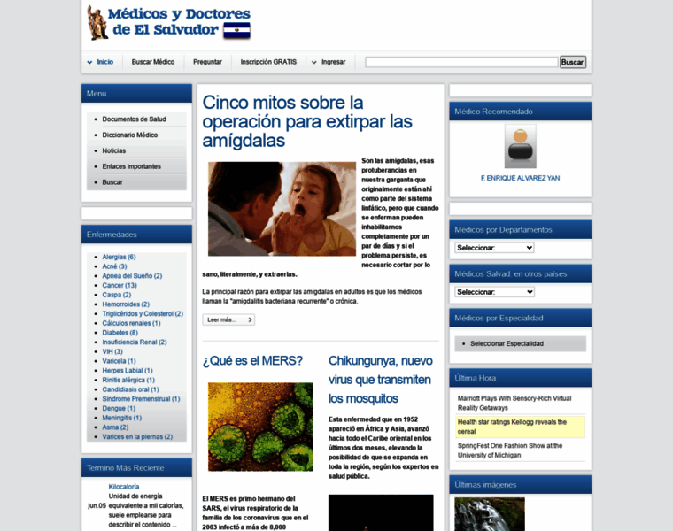 Elsalvador.medicosdoctores.com thumbnail