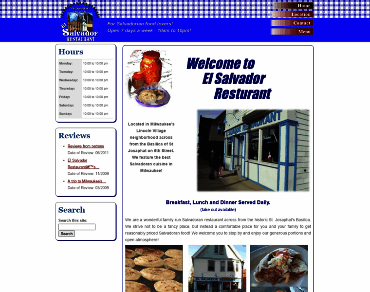 Elsalvadorrestaurants.com thumbnail