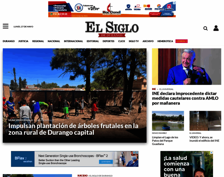Elsiglodedurango.com.mx thumbnail