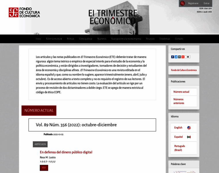 Eltrimestreeconomico.com.mx thumbnail