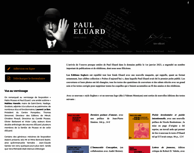 Eluard.org thumbnail