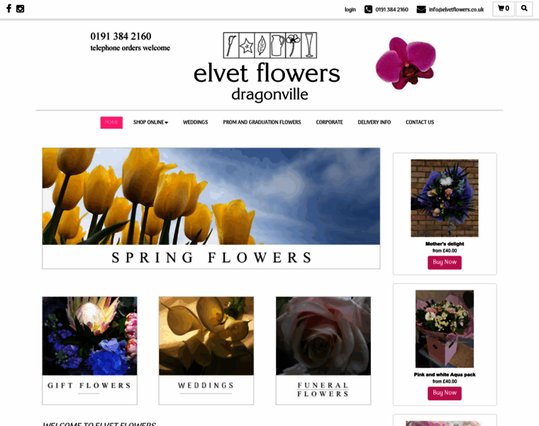 Elvetflowers.co.uk thumbnail