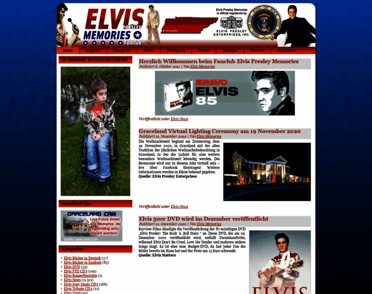 Elvis-memories.de thumbnail