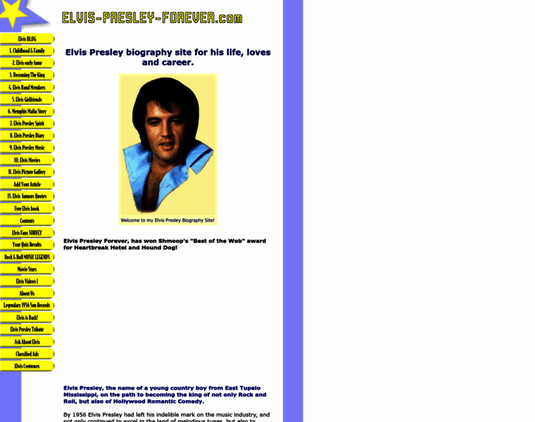 Elvis-presley-forever.com thumbnail