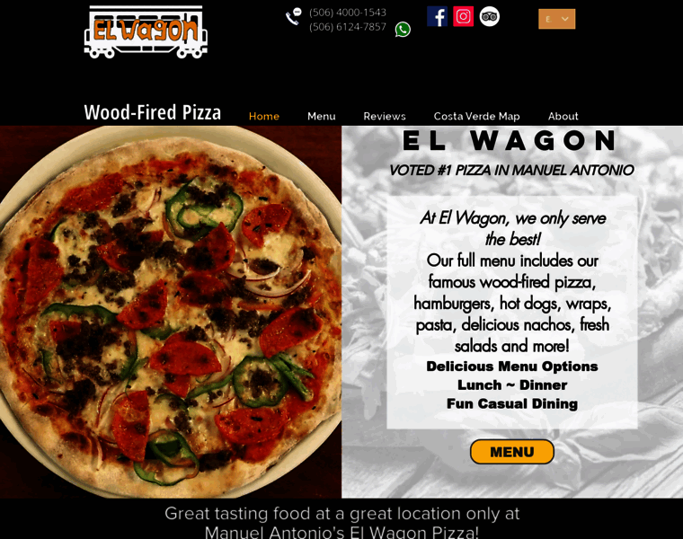 Elwagonpizza.com thumbnail