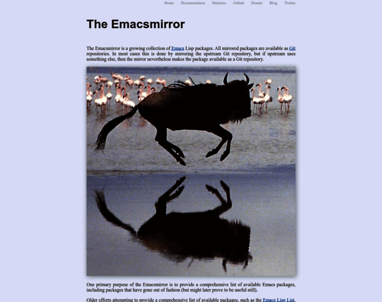 Emacsmirror.net thumbnail