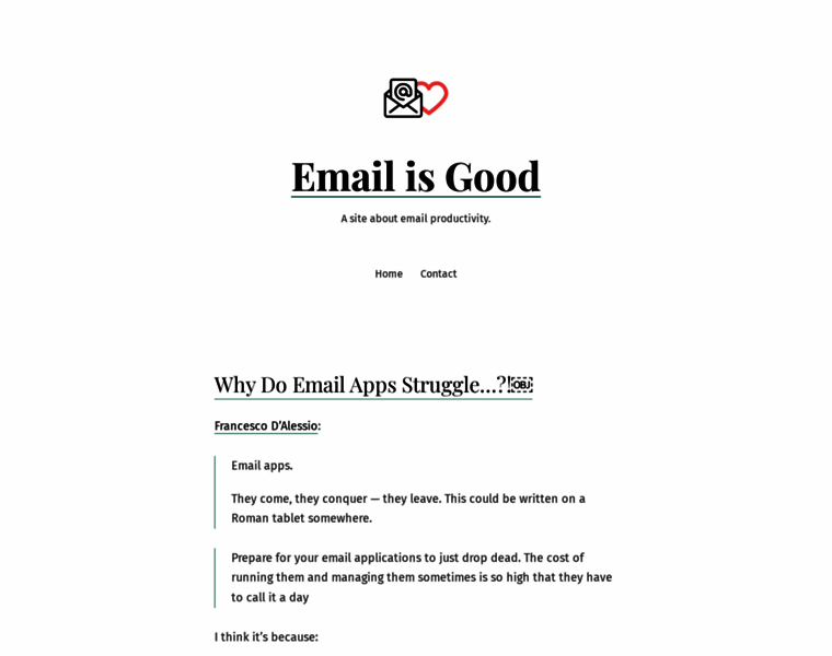 Email-is-good.com thumbnail