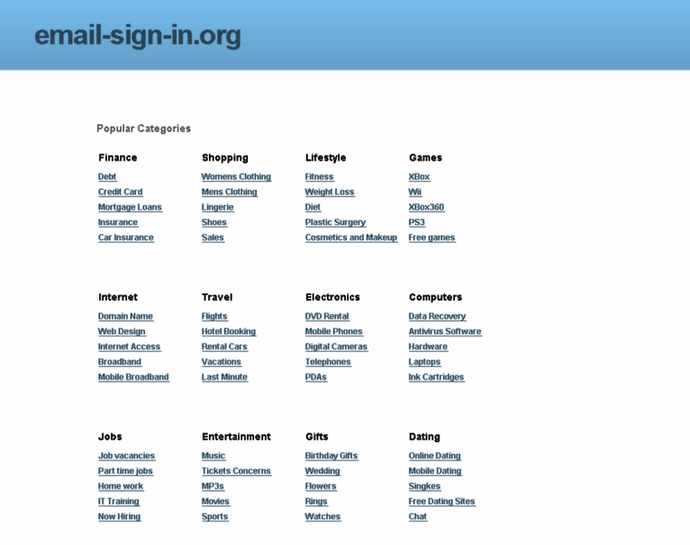 Email-sign-in.org thumbnail Email-sign-in.org thumbnail