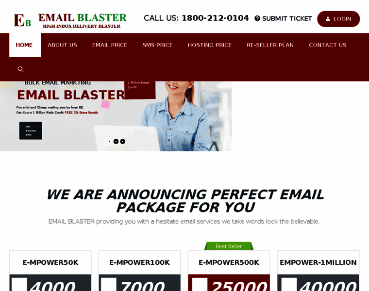 Emailblaster.in thumbnail