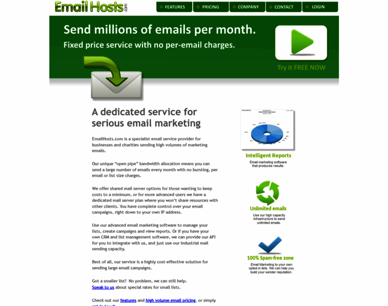 Emailhosts.com thumbnail
