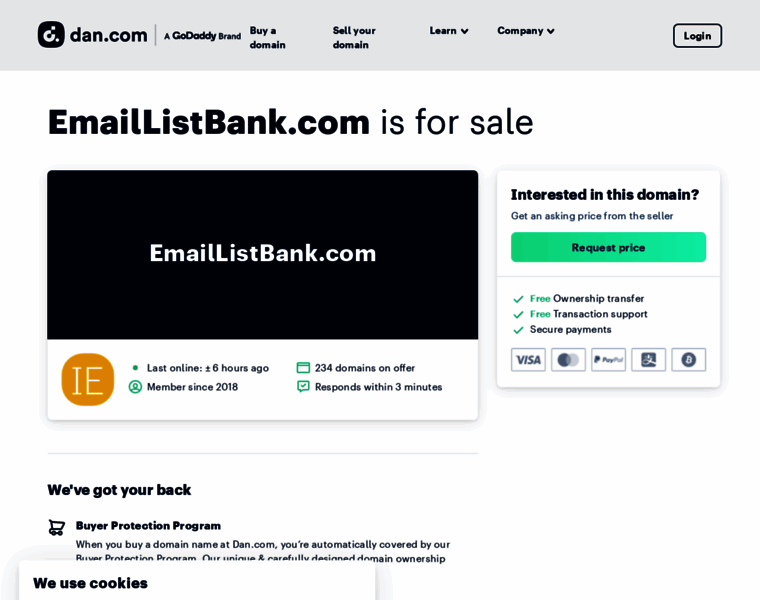 Emaillistbank.com thumbnail