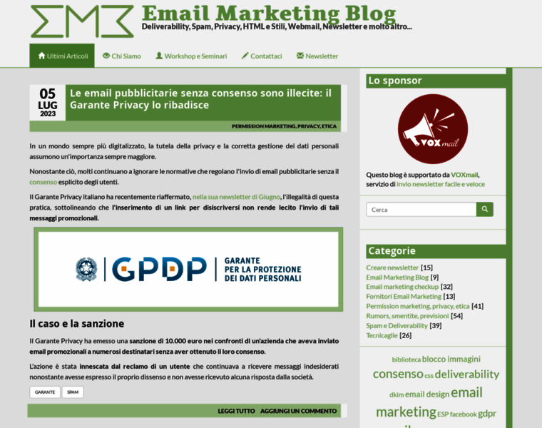 Emailmarketingblog.it thumbnail