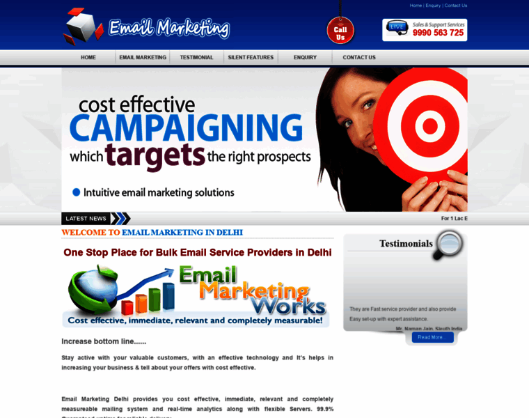 Emailmarketingindelhi.com thumbnail
