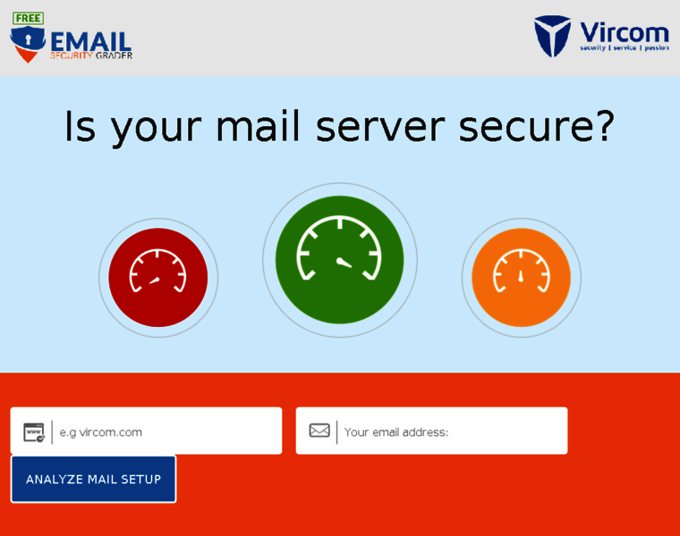 Emailsecuritygrader.com thumbnail