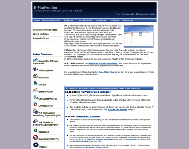 Emailverifier.de thumbnail
